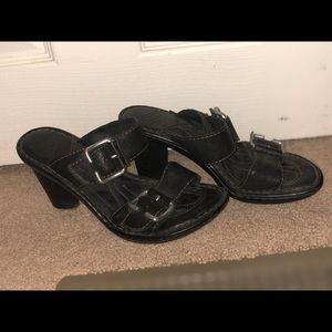 Black born sandals